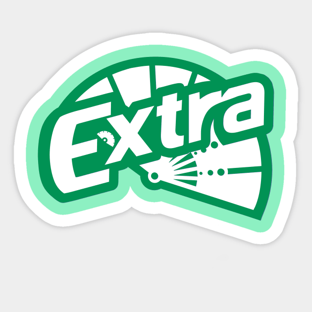 Extra in Winner Green Sticker by Ambrosia Salad